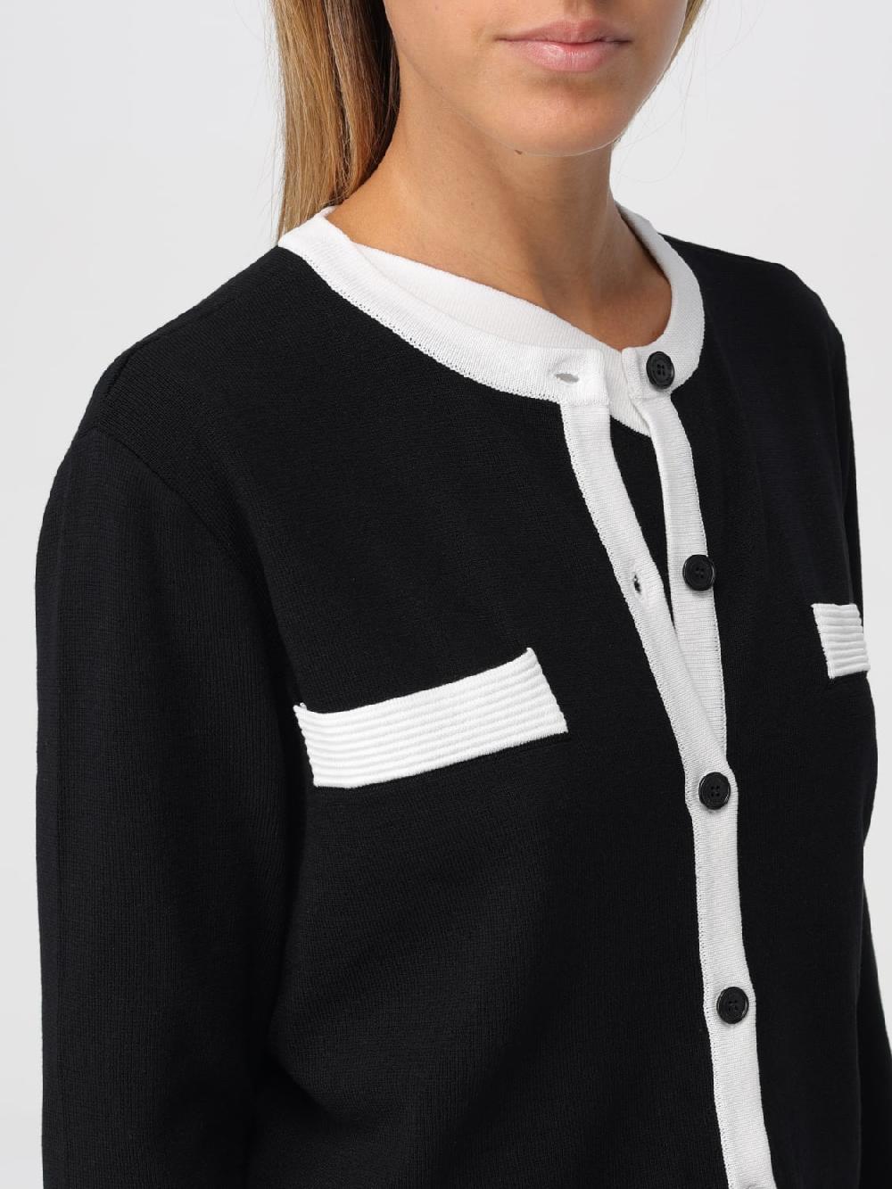 Giglio Cardigan A Girocollo Karl Lagerfeld In Viscosa