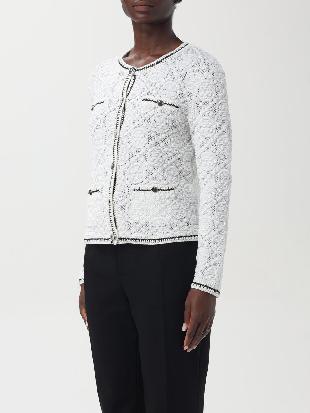 Giglio Cardigan A Girocollo Kendra In Pizzo Tory Burch
