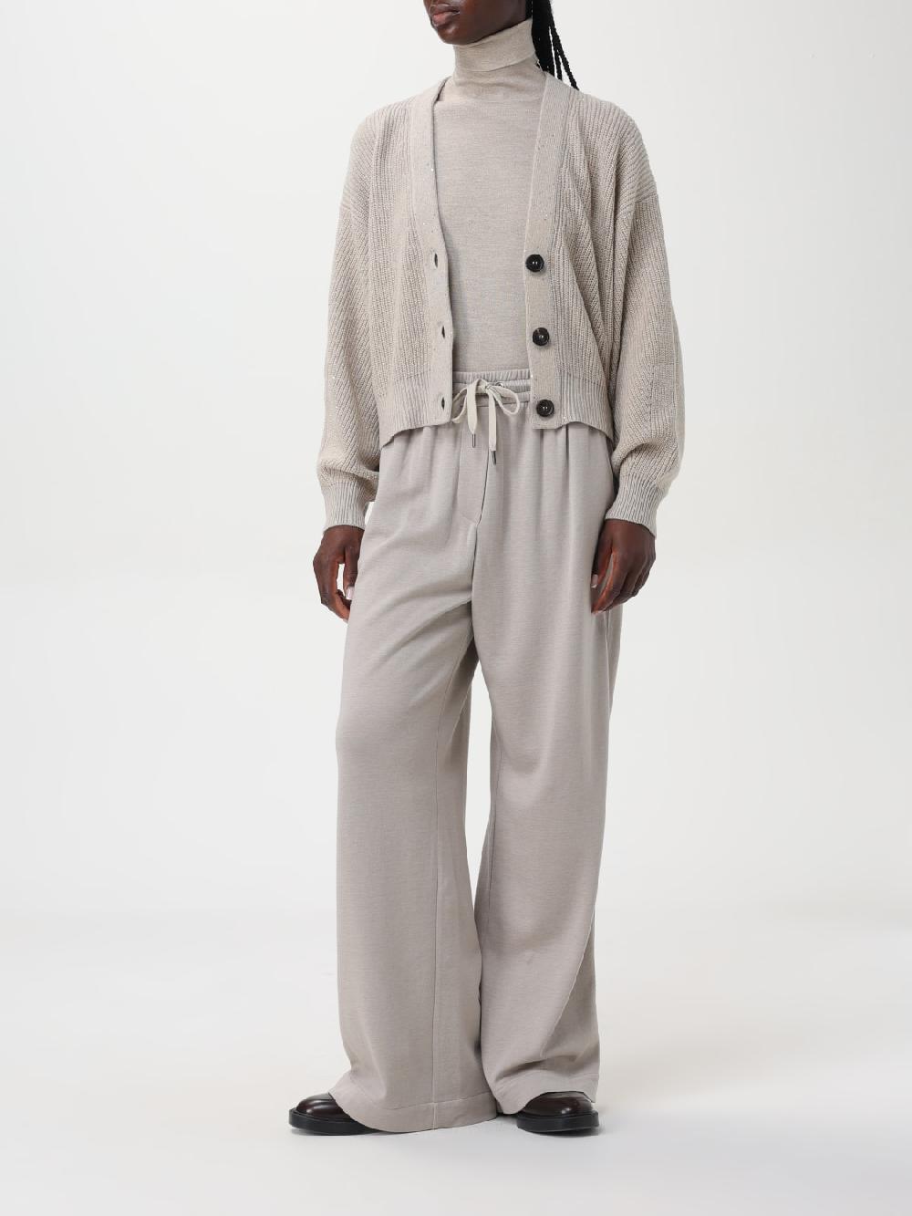 Giglio Cardigan Di Lana E Cashmere Brunello Cucinelli