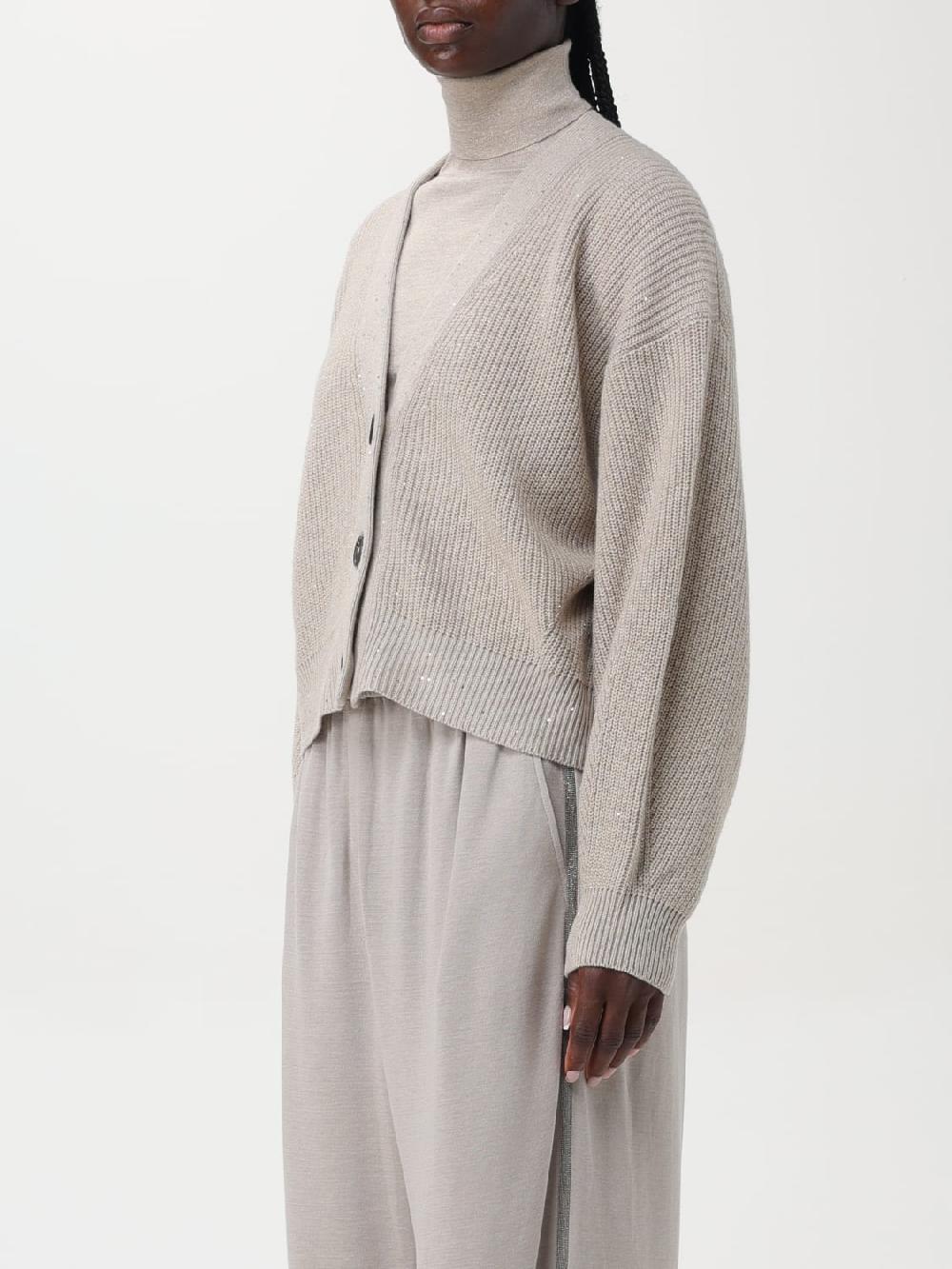 Giglio Cardigan Di Lana E Cashmere Brunello Cucinelli