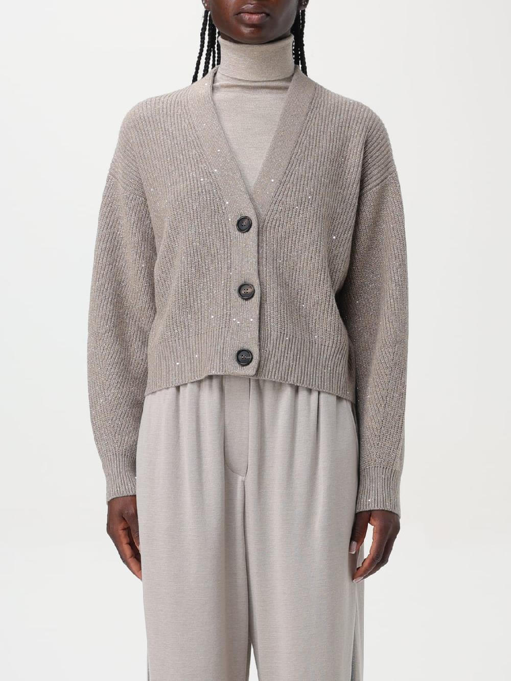 Giglio Cardigan di lana e cashmere Brunello Cucinelli