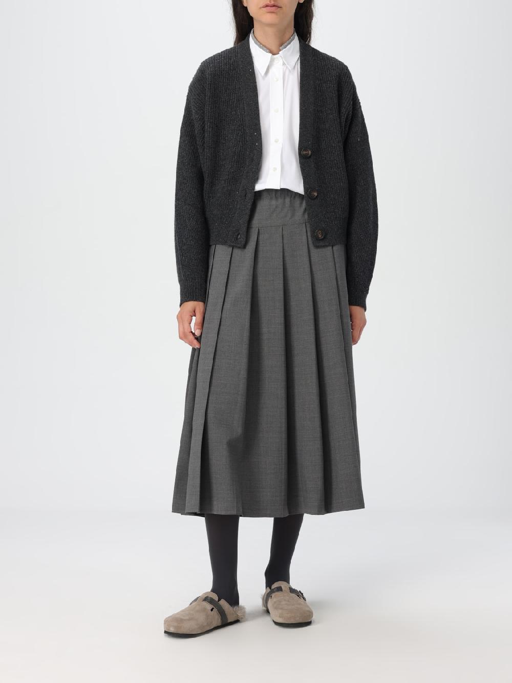 Giglio Cardigan Di Lana E Cashmere Brunello Cucinelli