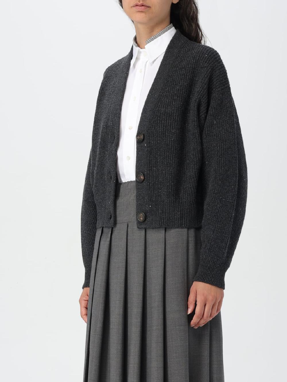 Giglio Cardigan Di Lana E Cashmere Brunello Cucinelli