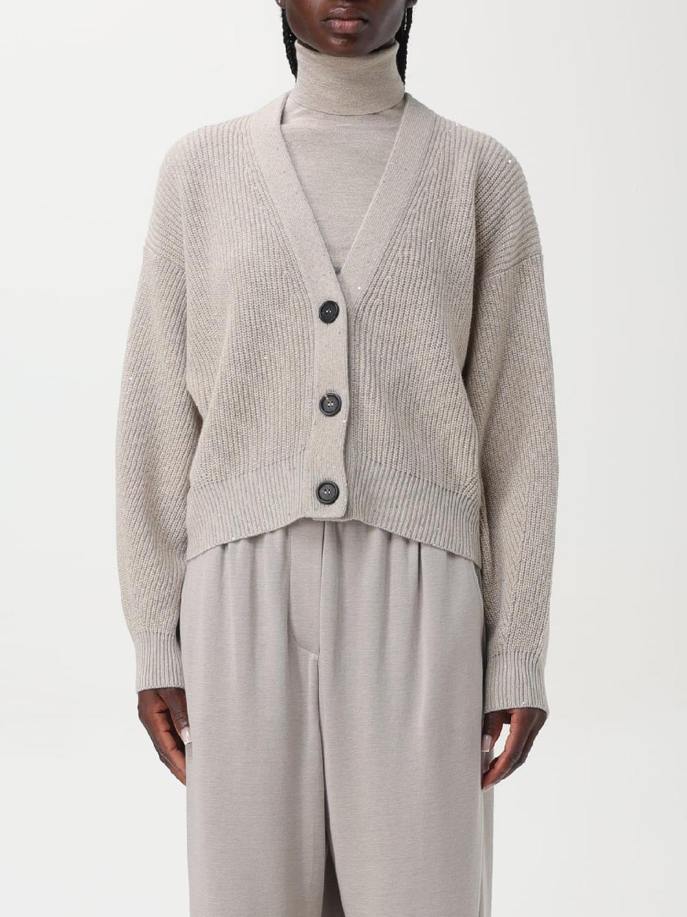 Giglio Cardigan di lana e cashmere Brunello Cucinelli