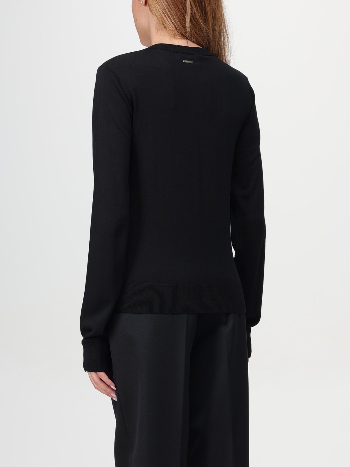 Giglio Cardigan Dsquared2 In Lana Con Cuore Di Cristalli
