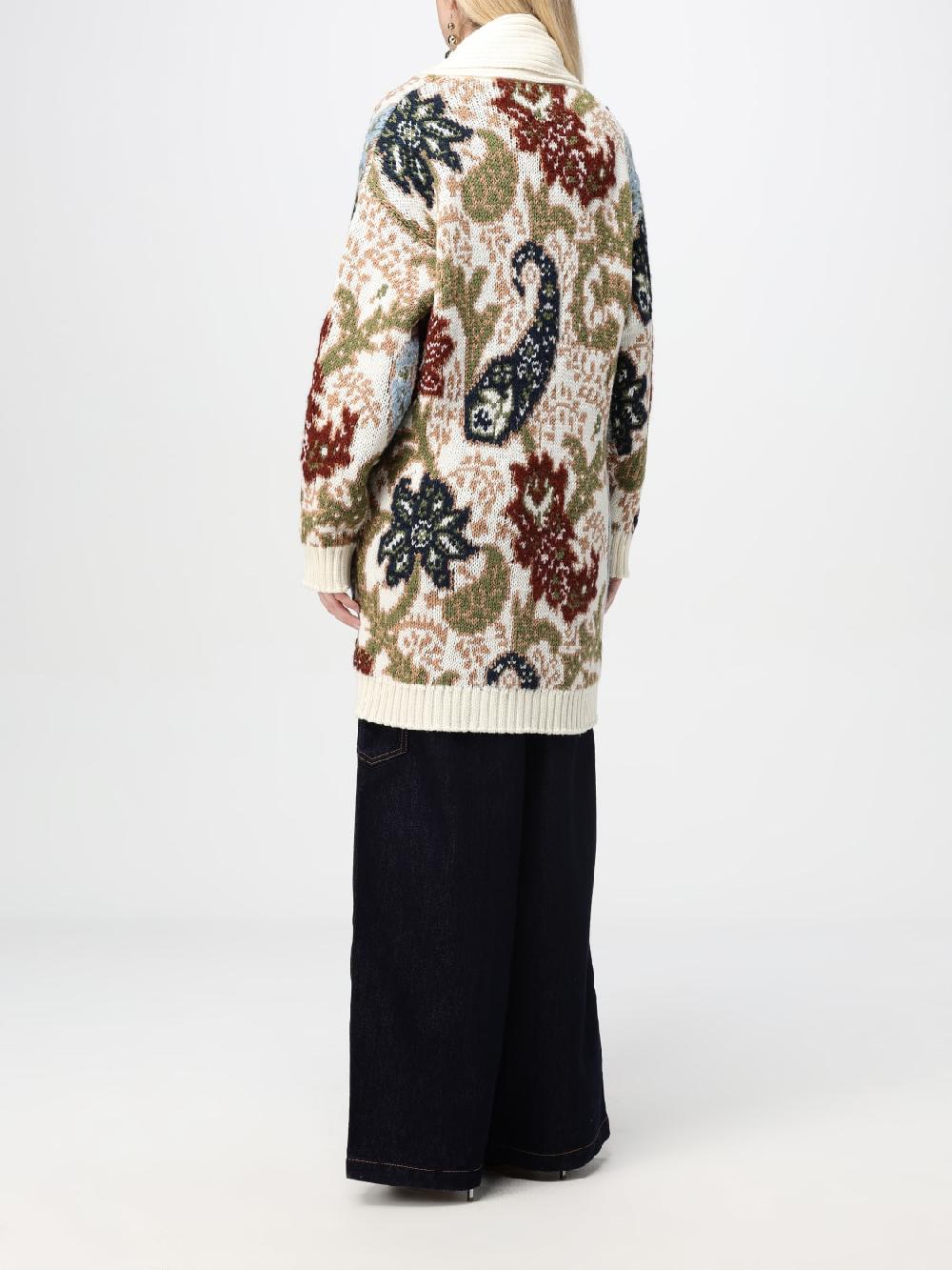 Giglio Cardigan Etro In Misto Lana Con Fantasia Jacquard