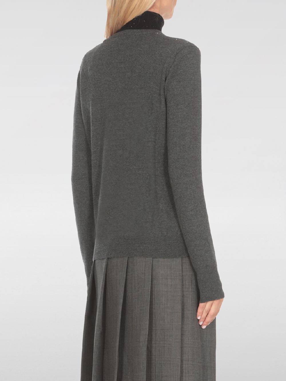 Giglio Cardigan Fabiana Filippi In Lana Vergine Con Strass