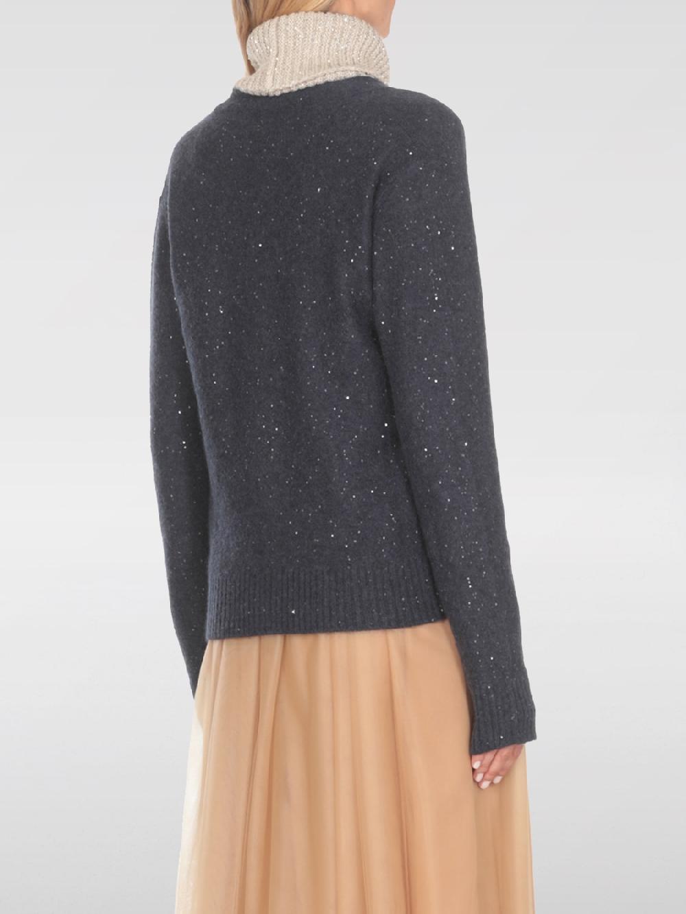 Giglio Cardigan Fabiana Filippi In Misto Lana E Seta Con Strass