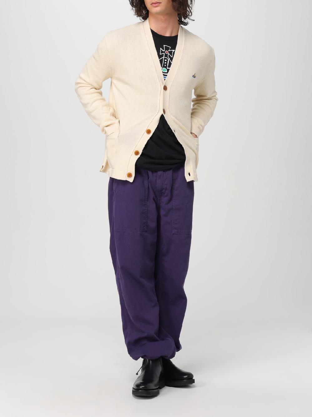 Giglio Cardigan In Cotone E Cashmere Vivienne Westwood