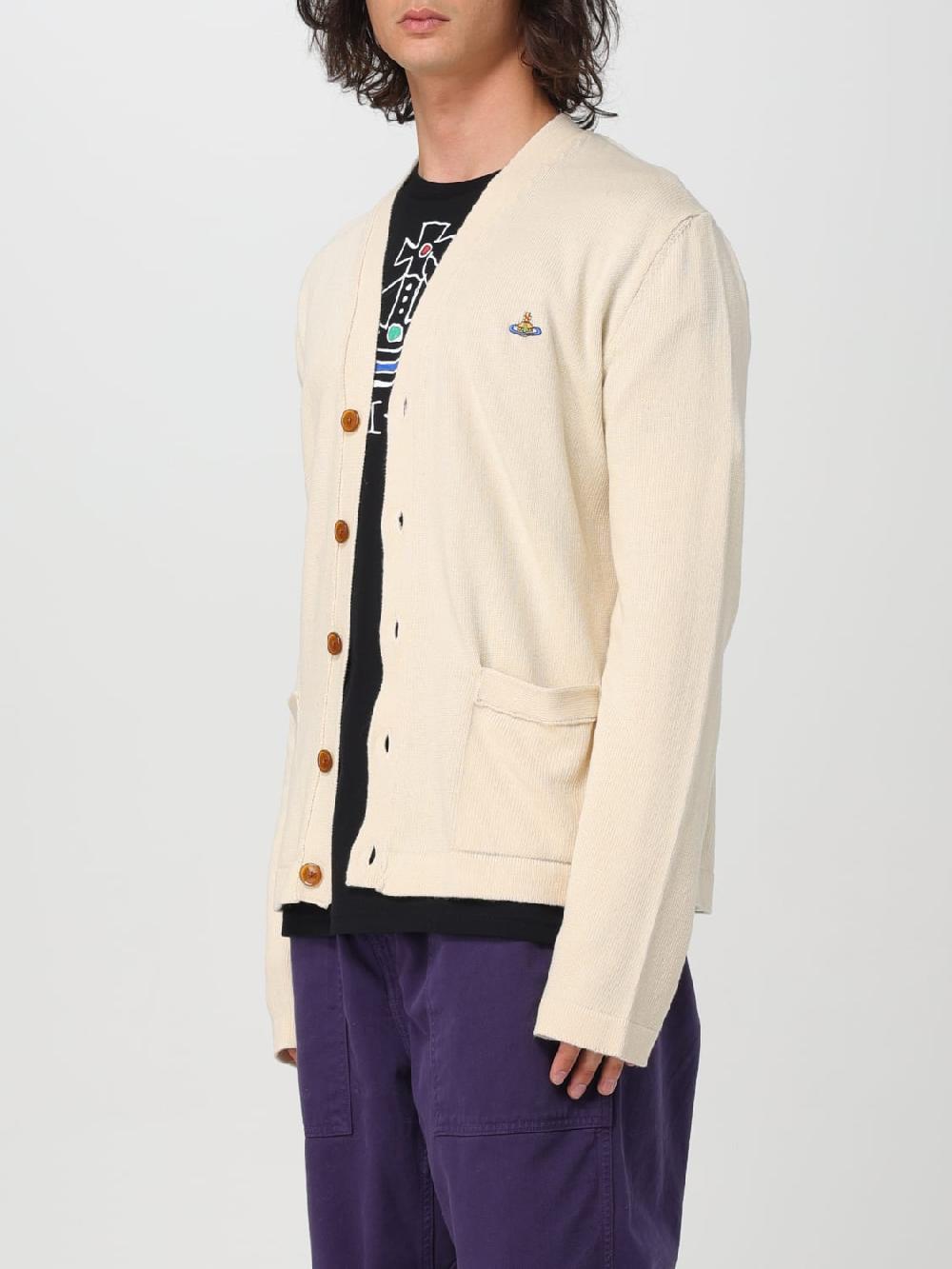Giglio Cardigan In Cotone E Cashmere Vivienne Westwood