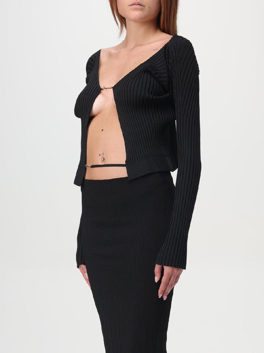 Giglio Cardigan La Maille Pralù Jacquemus In Misto Viscosa A Coste