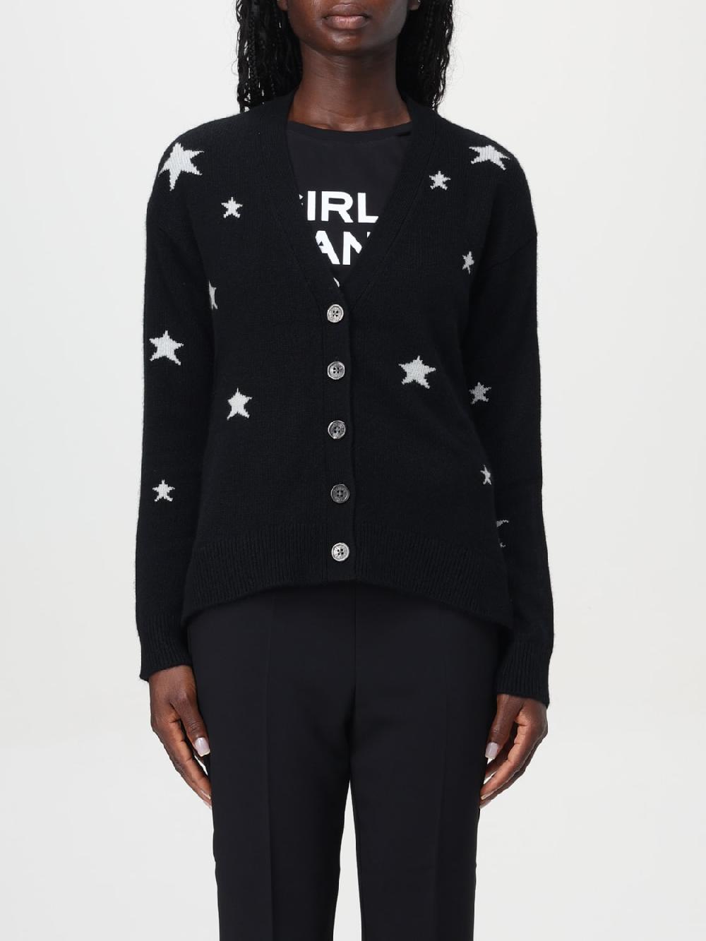 Giglio Cardigan Mirka Stars in cashmere Zadig & Voltaire