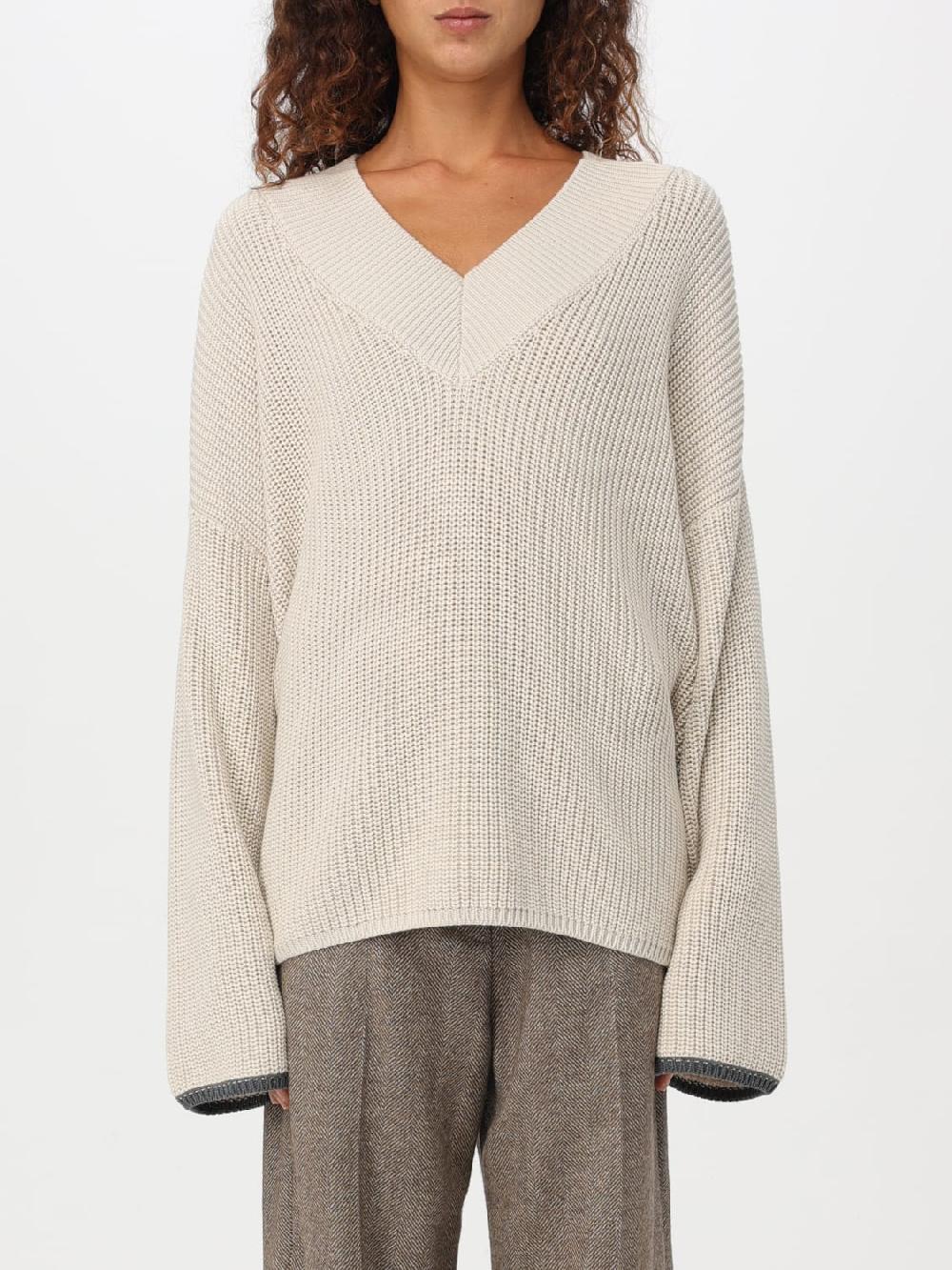 Giglio Cardigan oversize Brunello Cucinelli in cotone