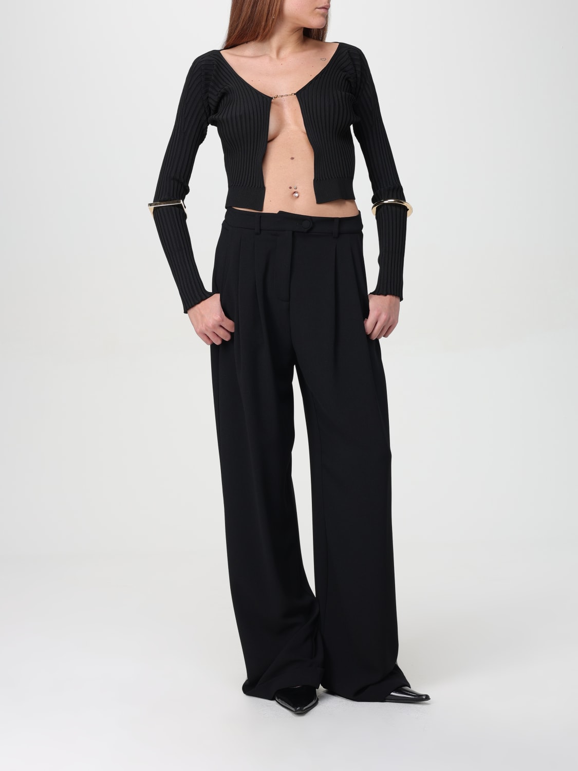 Giglio Cardigan Pralù Jacquemus In Misto Viscosa A Coste