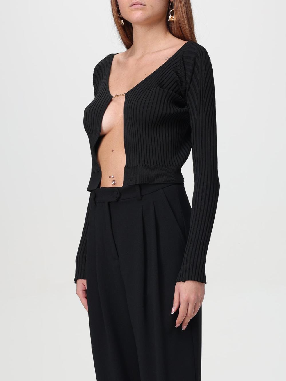 Giglio Cardigan Pralù Jacquemus In Misto Viscosa A Coste