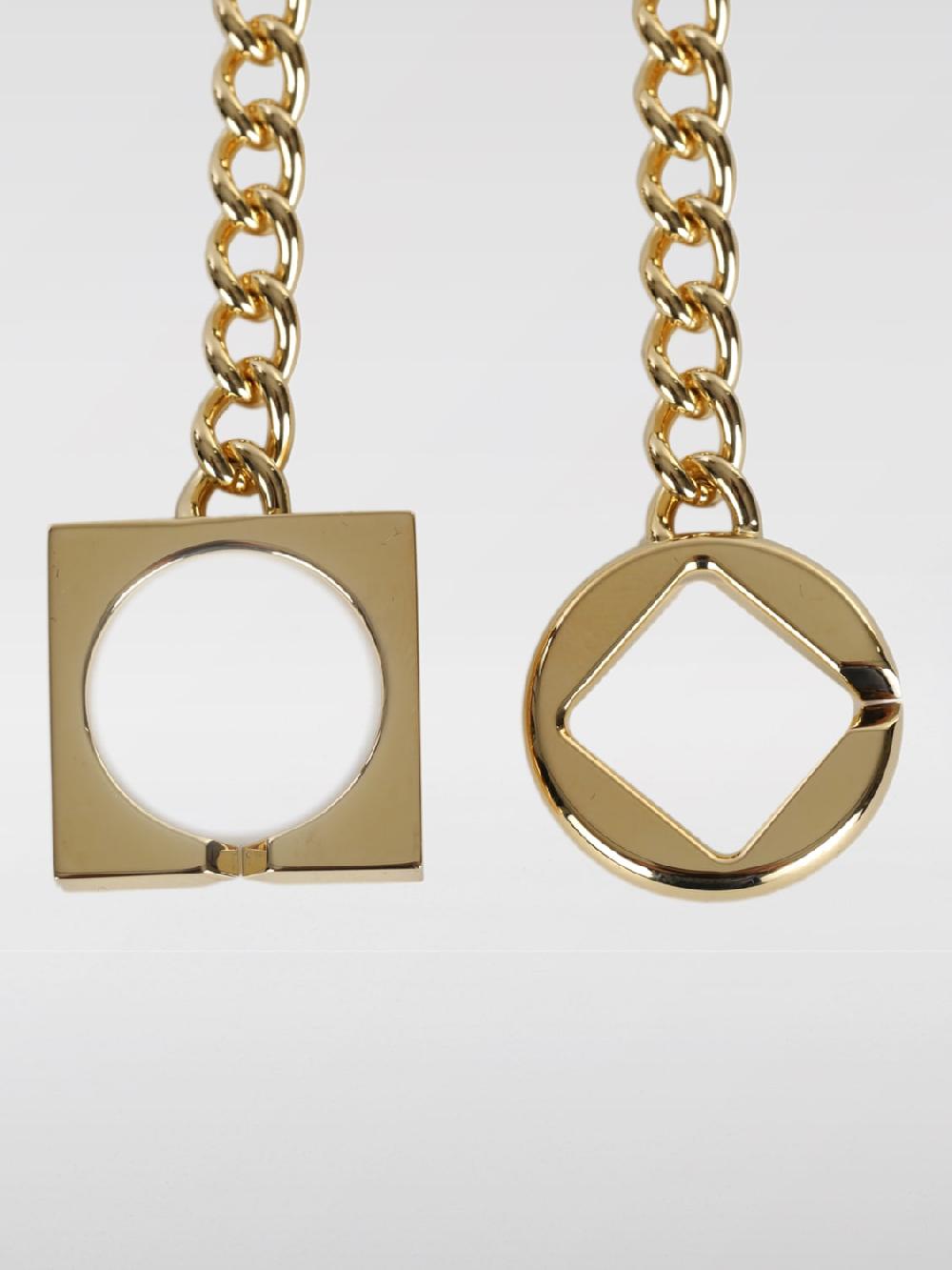Giglio Choker Circle And Square Jacquemus In Ottone