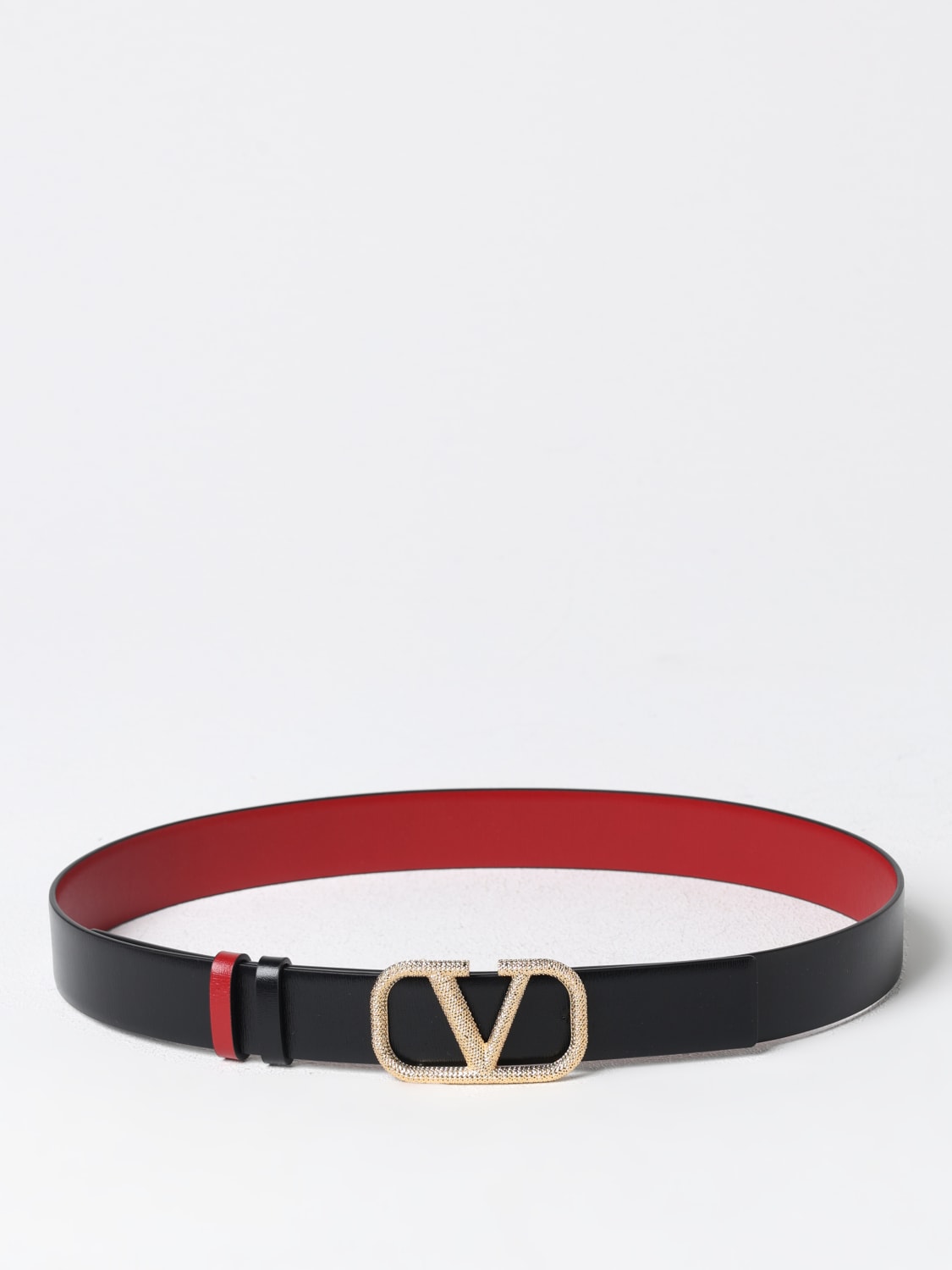 Giglio Cintura VLogo Signature Valentino Garavani in pelle