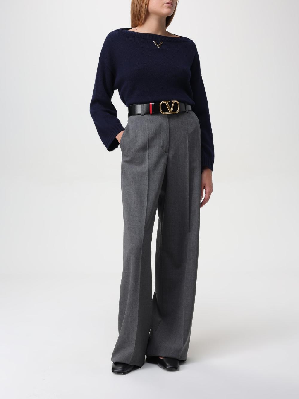 Giglio Cintura VLogo Signature Valentino Garavani Reversibile In Pelle