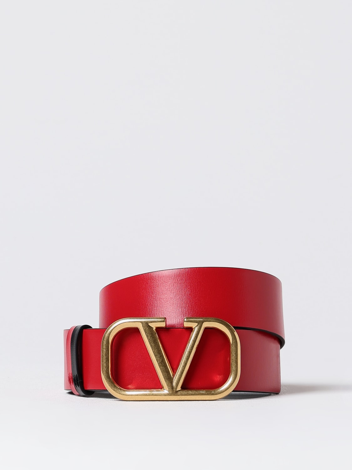 Giglio Cintura VLogo Signature Valentino Garavani Reversibile In Pelle