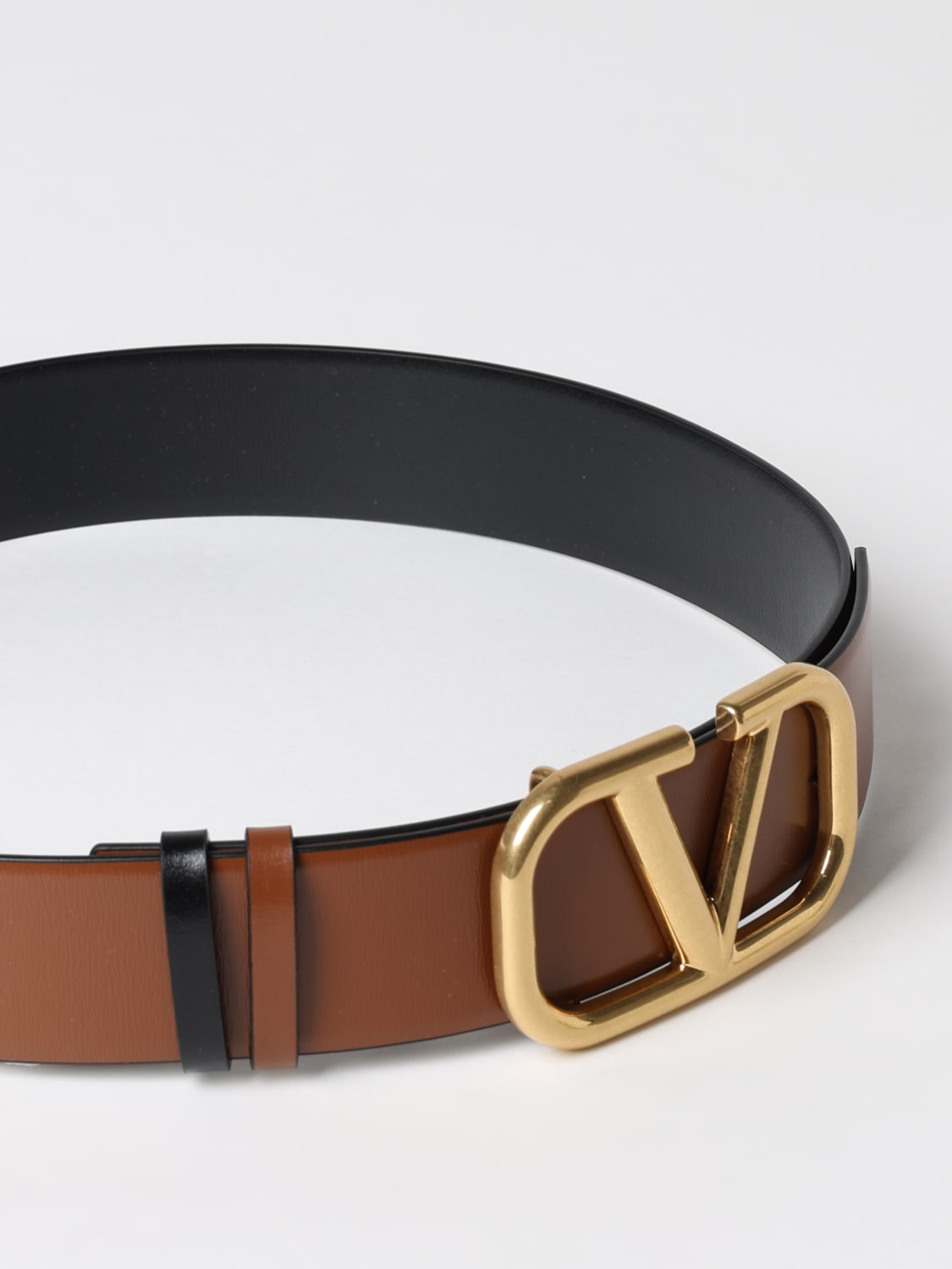 Giglio Cintura VLogo Signature Valentino Garavani Reversibile In Pelle