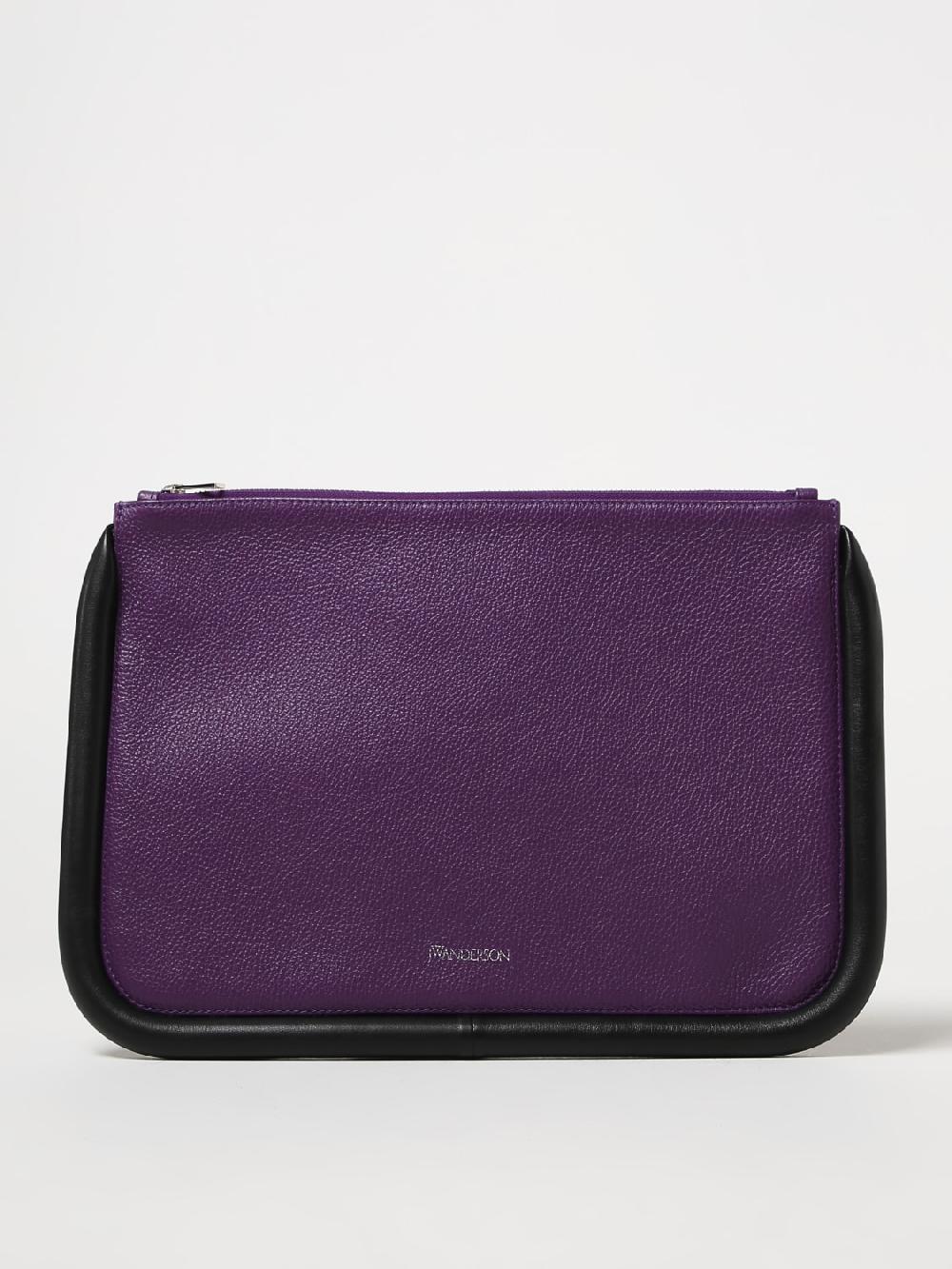 Giglio Clutch Bumper-Tube JW Anderson in pelle a grana