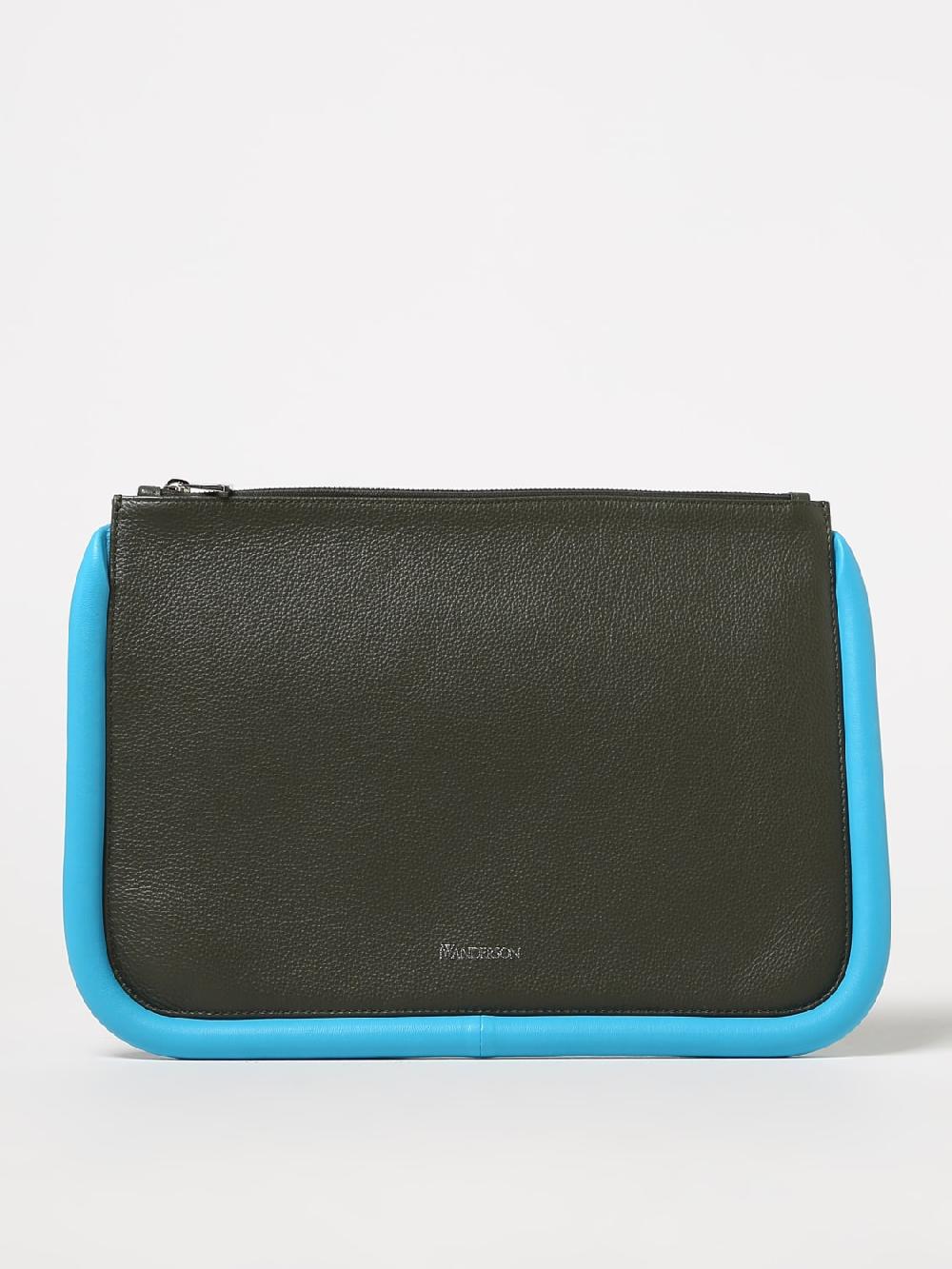 Giglio Clutch Bumper-Tube JW Anderson in pelle a micro grana