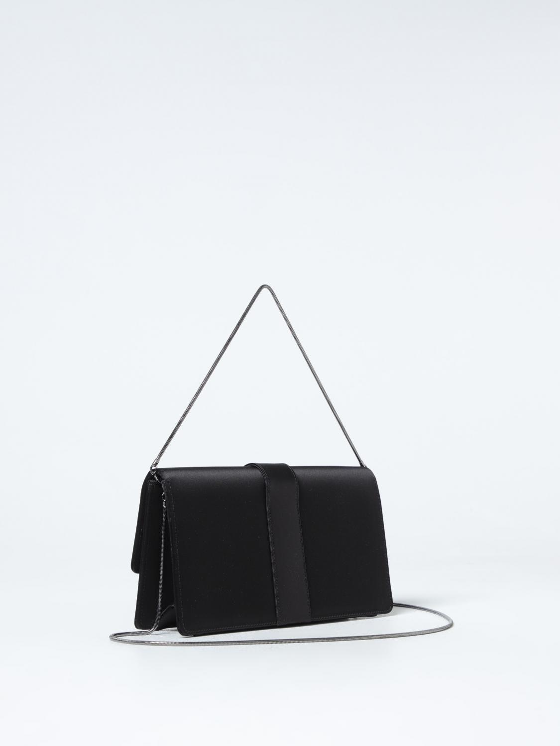 Giglio Clutch Capri Manolo Blahnik In Raso Con Tracolla
