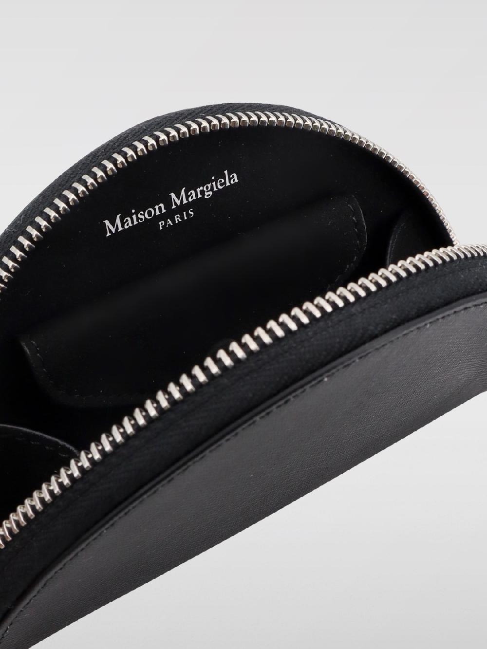 Giglio Clutch Halfmoon Micro Maison Margiela In Pelle