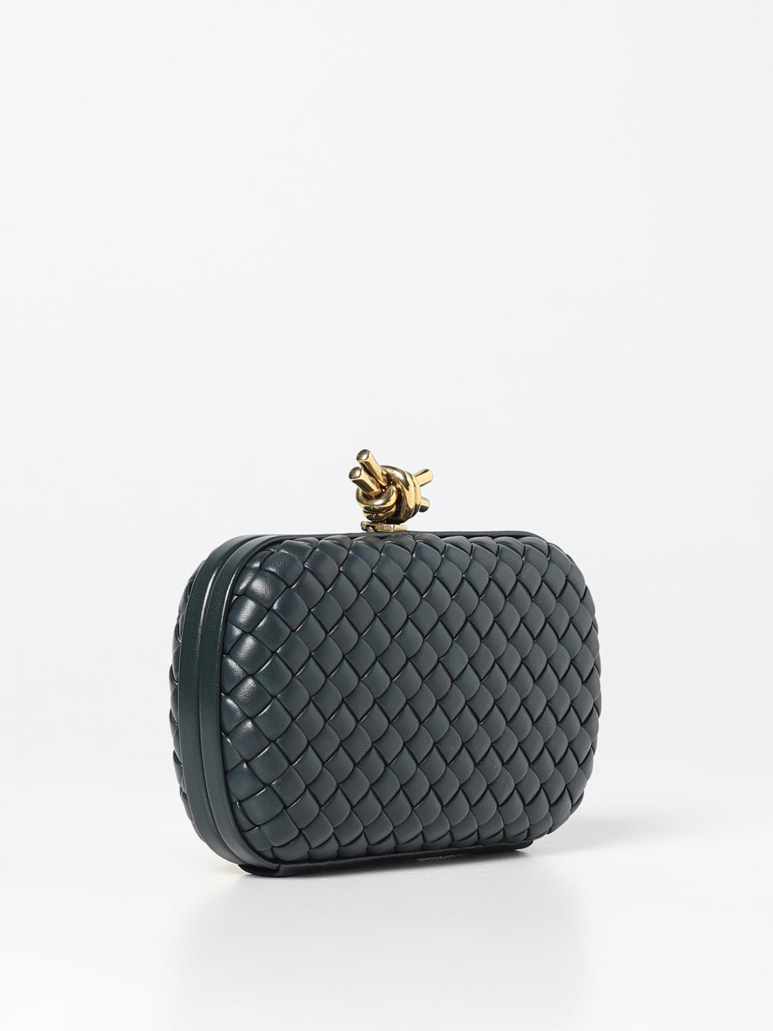 Giglio Clutch Knot Bottega Veneta In Pelle Intrecciata