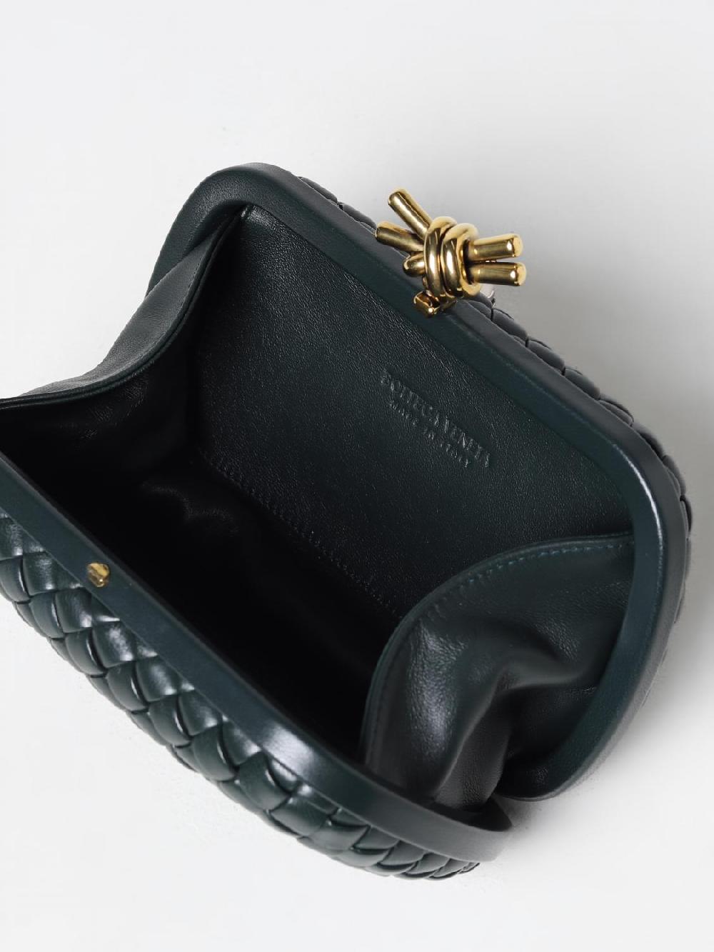 Giglio Clutch Knot Bottega Veneta In Pelle Intrecciata