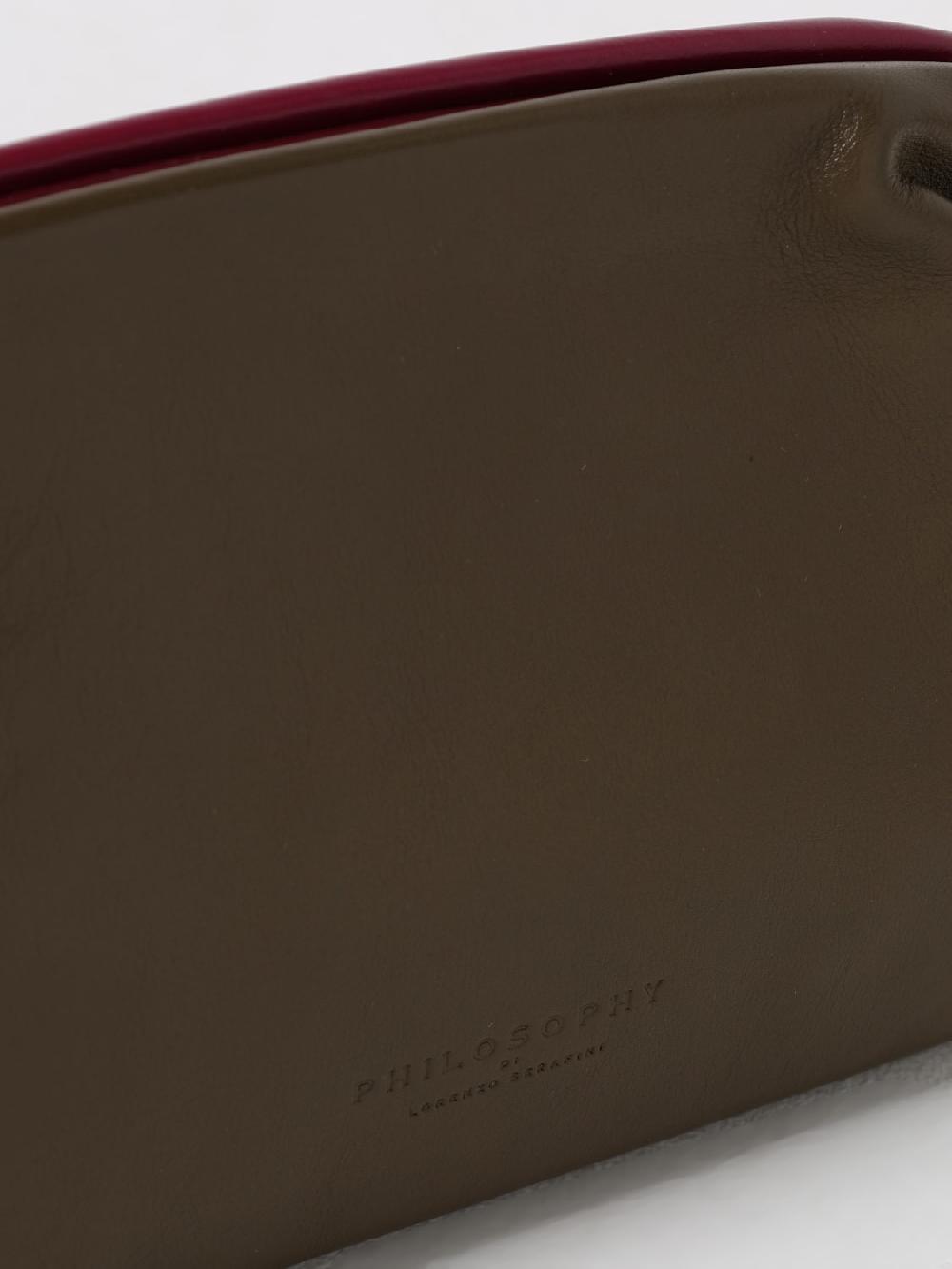 Giglio Clutch Philosophy Di Lorenzo Serafini In Pelle