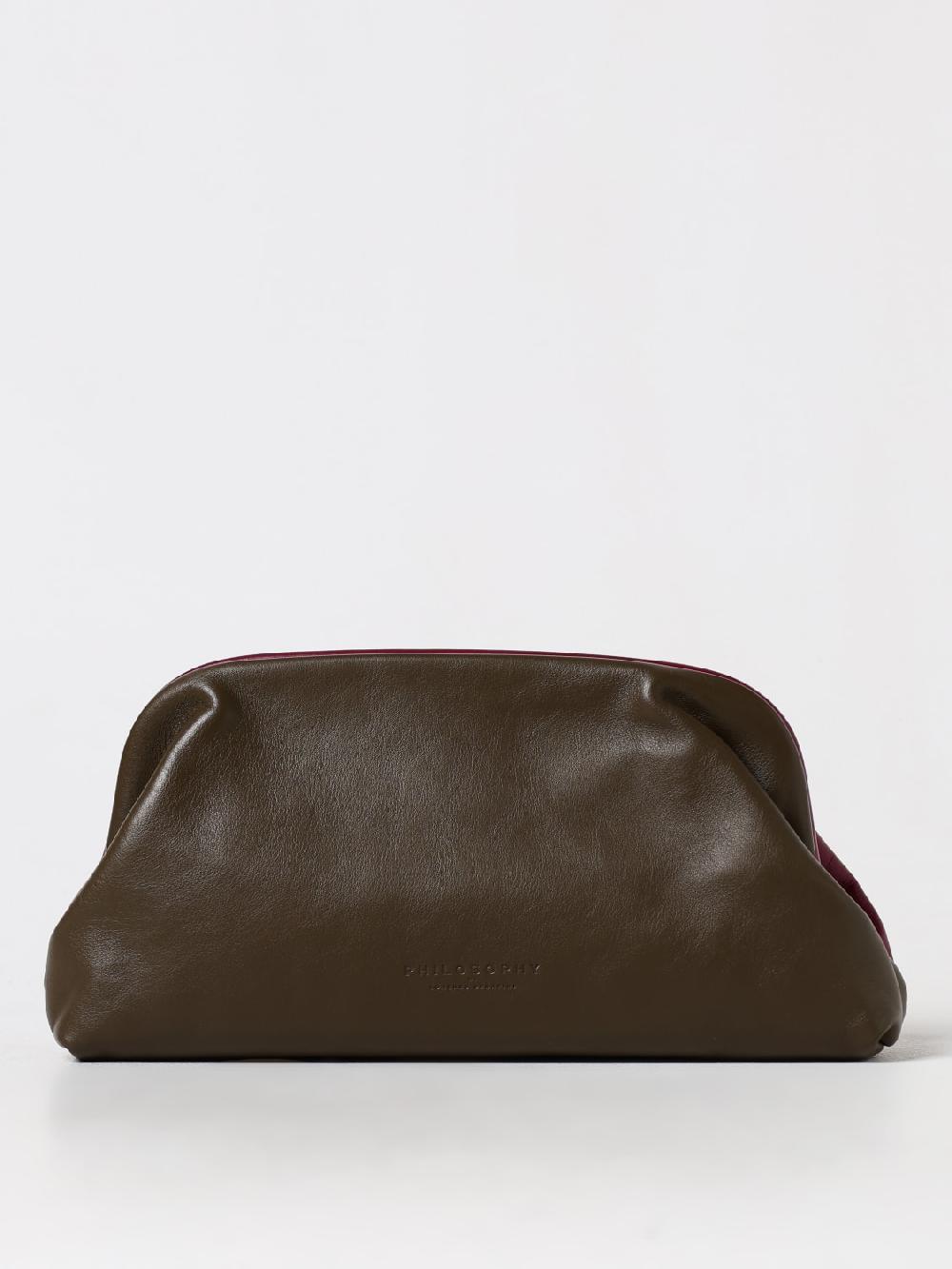 Giglio Clutch Philosophy Di Lorenzo Serafini in pelle