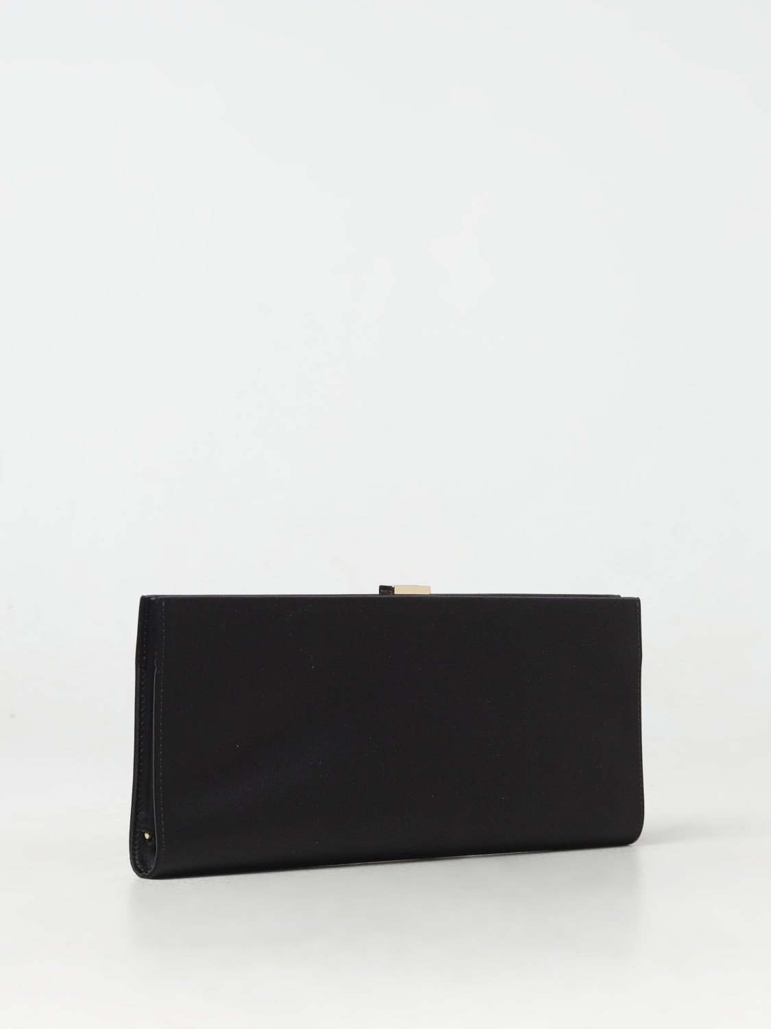 Giglio Clutch Pilgrim Roger Vivier In Raso Con Fibbia Gioiello