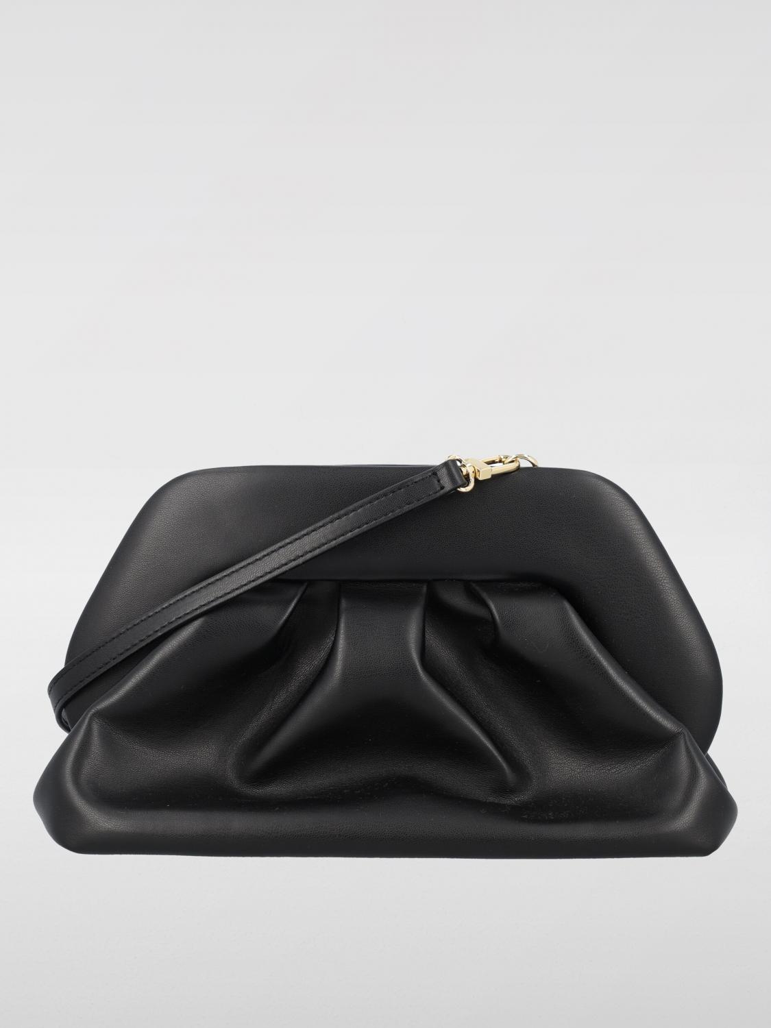 Giglio Clutch Tia Themoirè in pelle vegana intrecciata