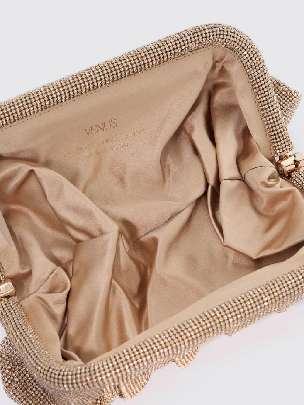 Giglio Clutch Venus La Grande Benedetta Bruzziches In Maglia Metallica