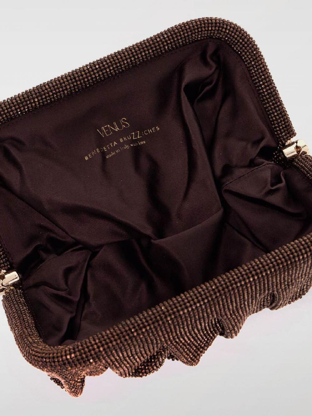 Giglio Clutch Venus La Grande Benedetta Bruzziches In Maglia Metallica