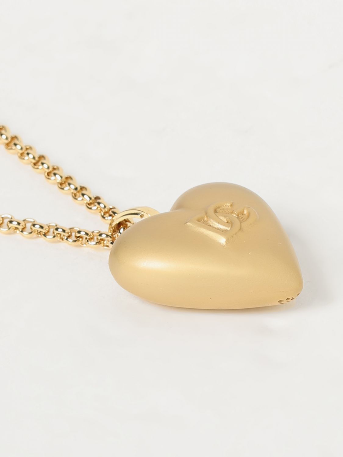 Giglio Collana DG Dolce & Gabbana In Ottone Con Ciondolo Heart
