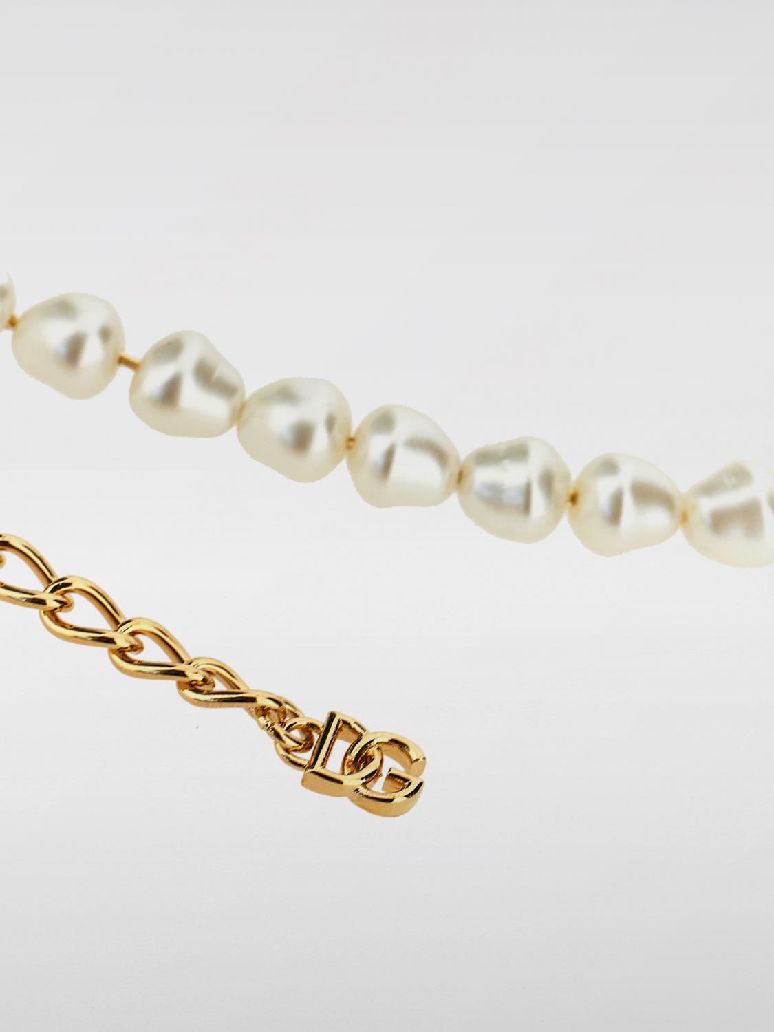 Giglio Collana DG Dolce & Gabbana In Ottone E Perle Sintetiche