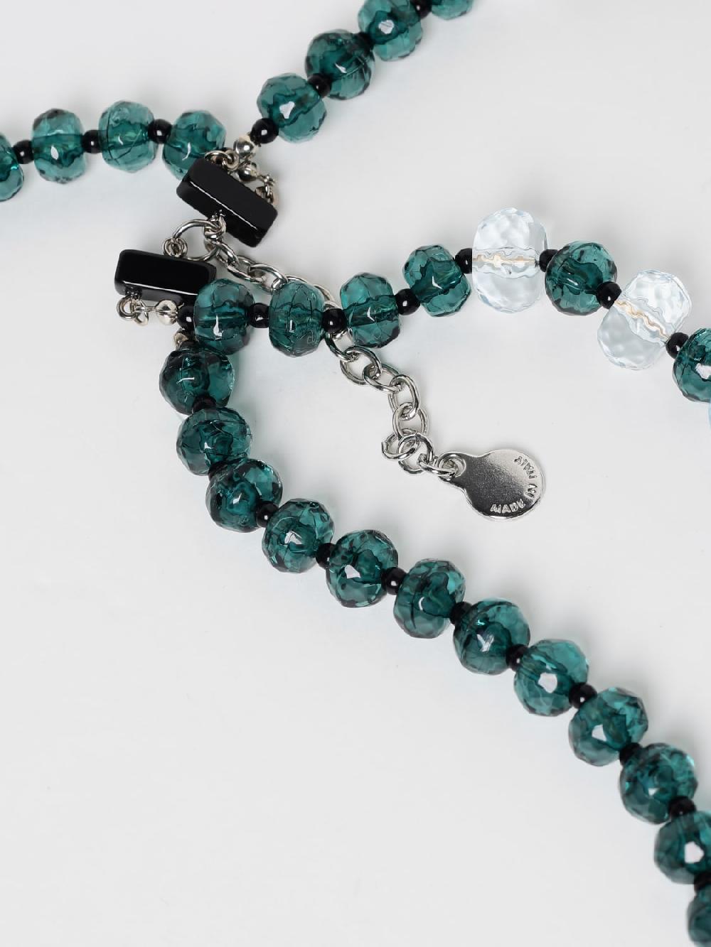 Giglio Collana Emporio Armani In Pietre Sfaccettate In Resina