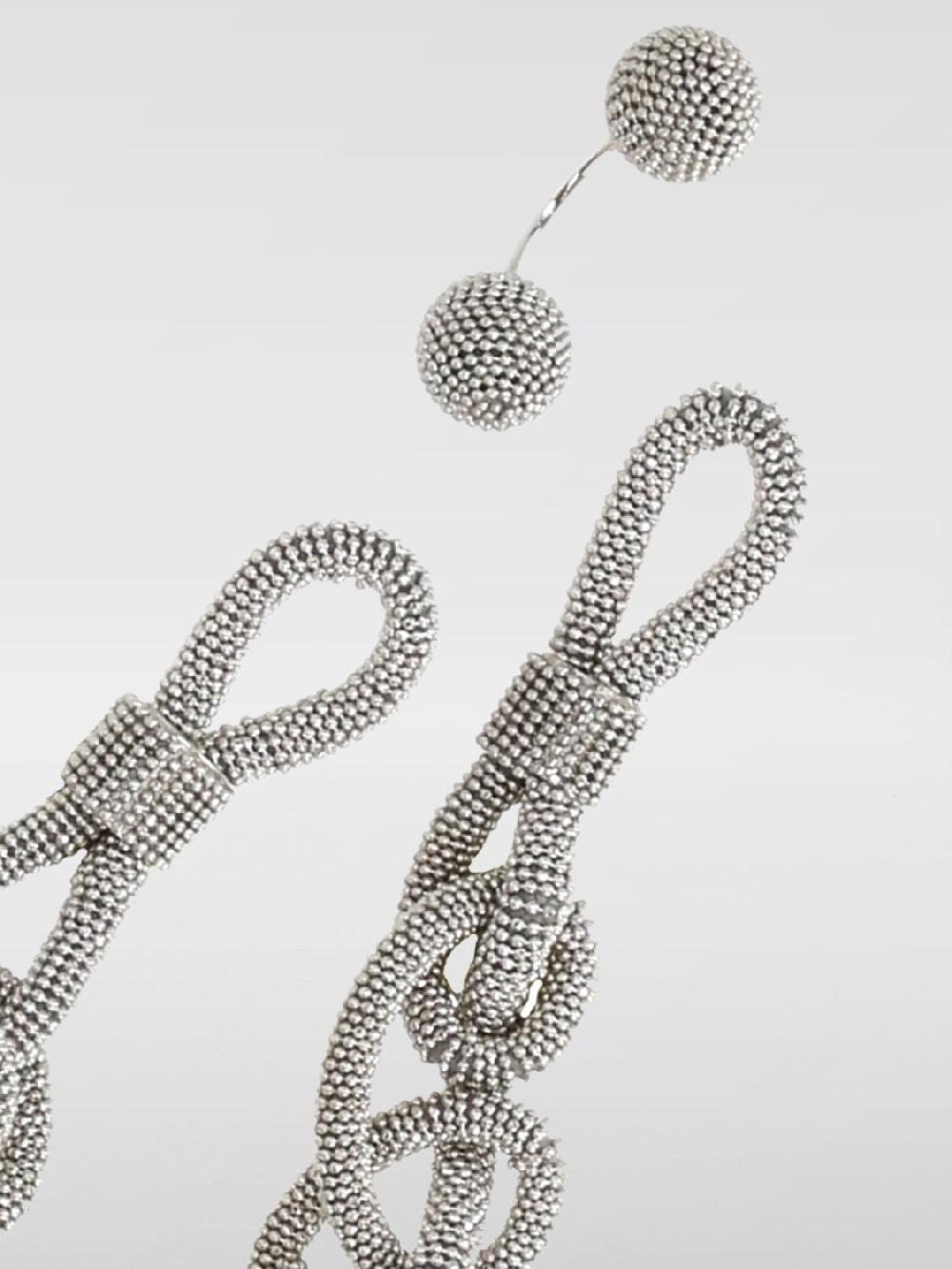 Giglio Collana Fabiana Filippi In Ottone Con Strass All Over