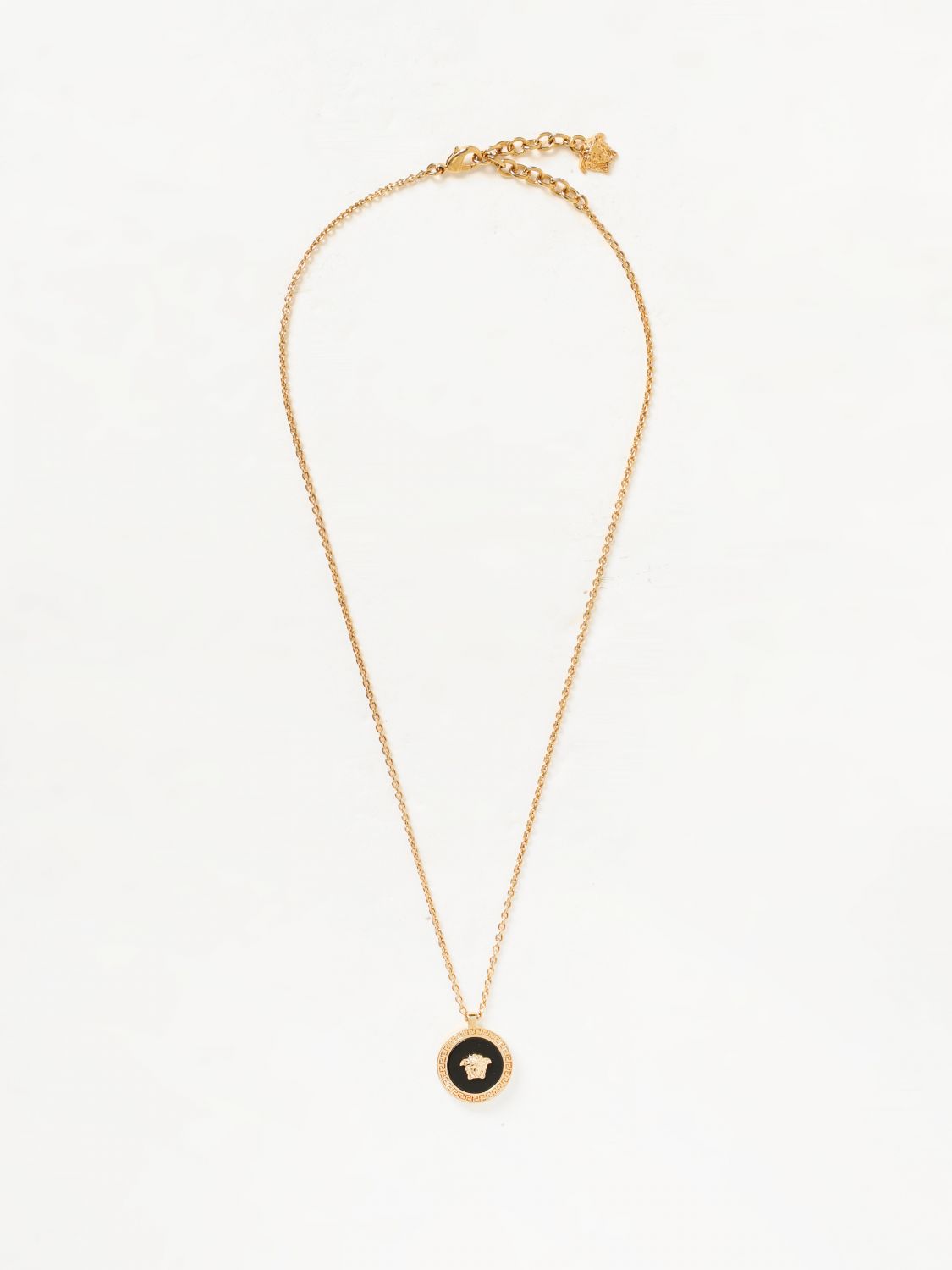 Giglio Collana Medusa Versace in ottone con ciondolo