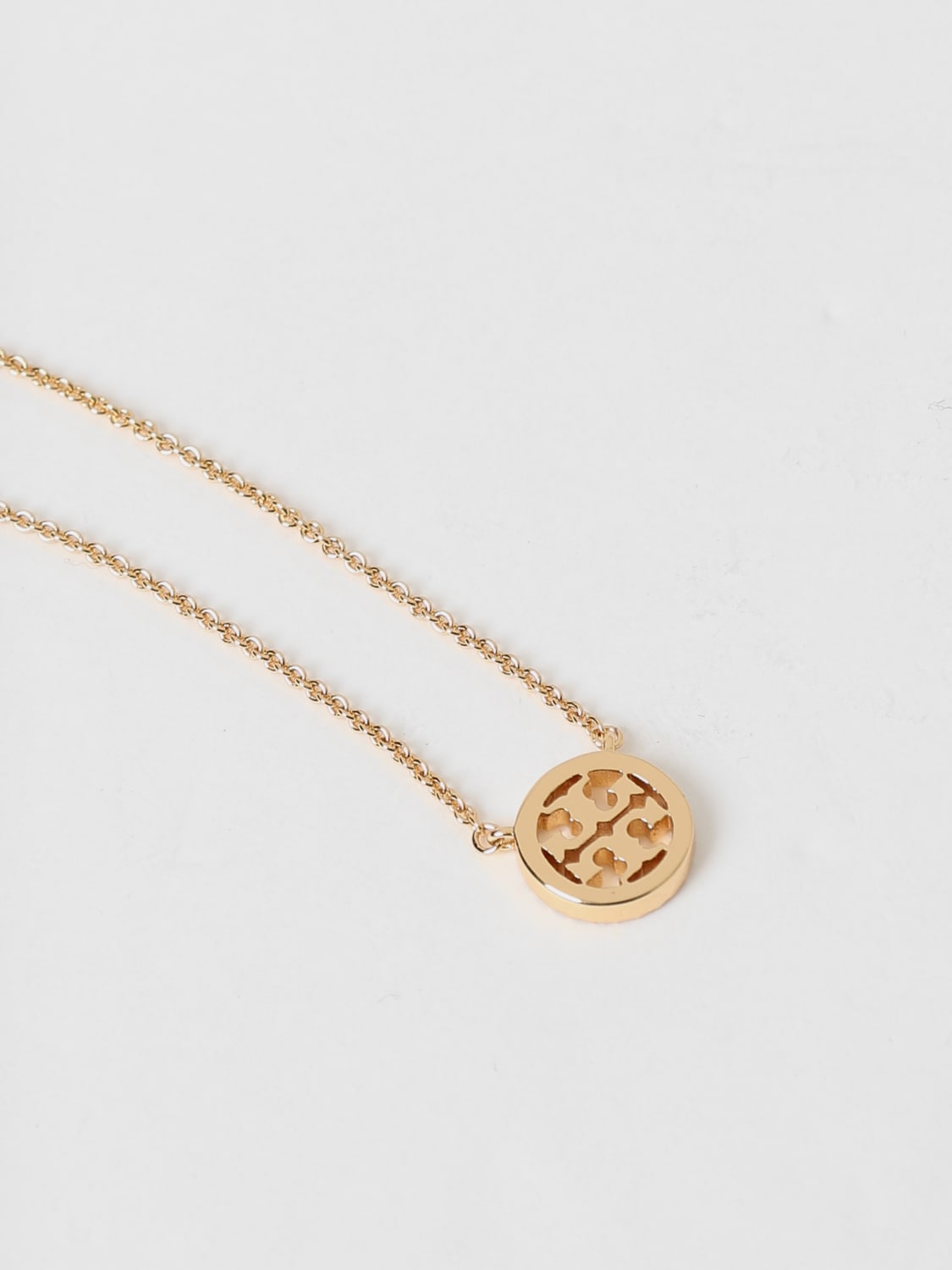 Giglio Collana Tory Burch In Ottone Con Strass Incastonati