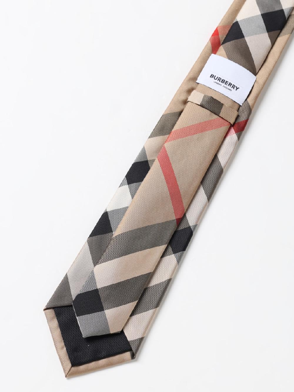 Giglio Cravatta Vintage Check Burberry In Seta Jacquard