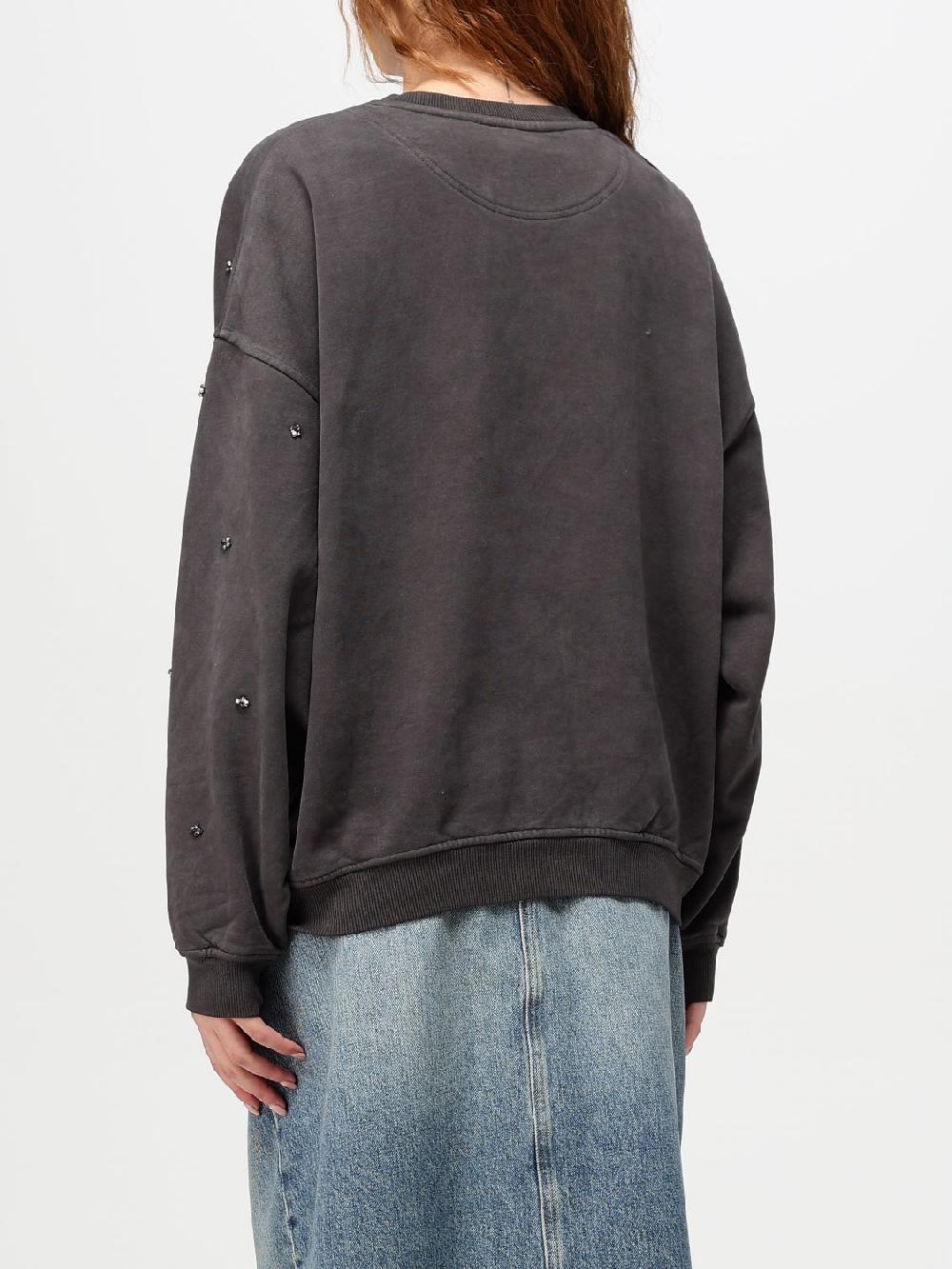 Giglio Felpa A Girocollo Pinko Con Borchie All-over
