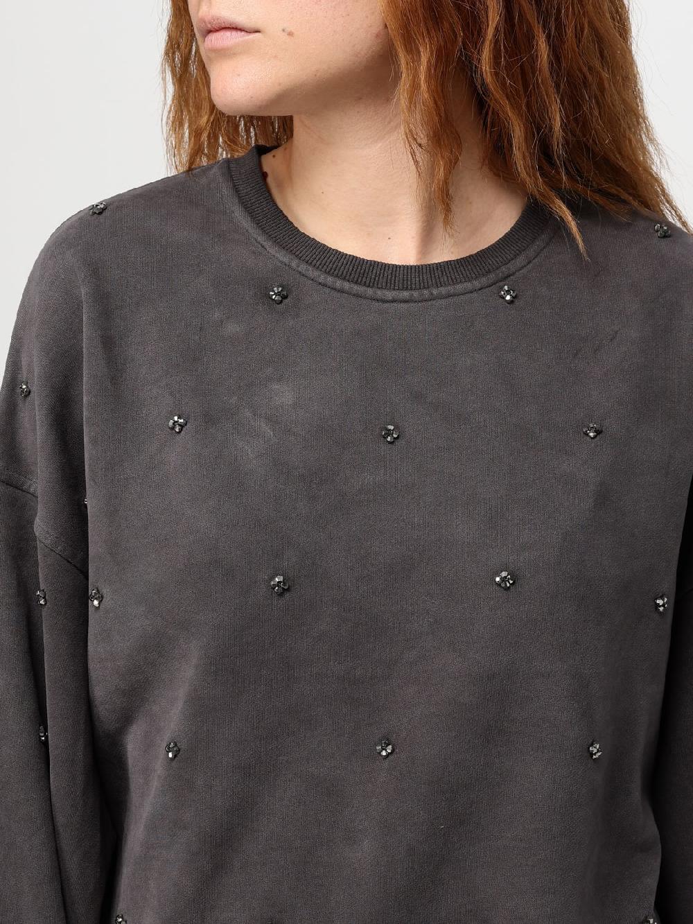 Giglio Felpa A Girocollo Pinko Con Borchie All-over