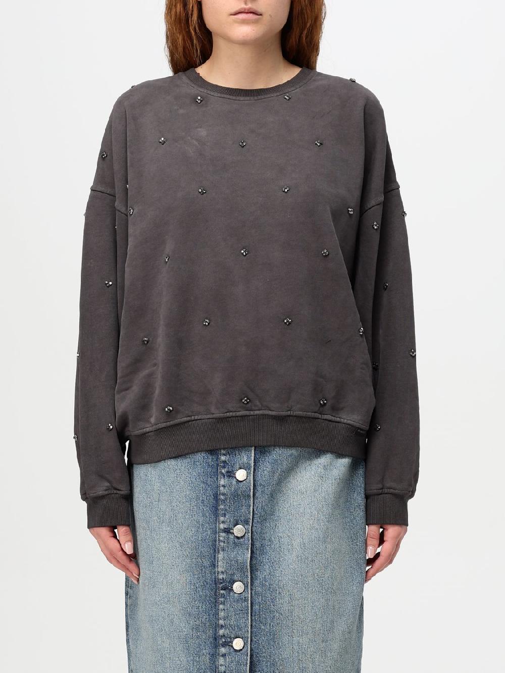 Giglio Felpa a girocollo Pinko con borchie all-over