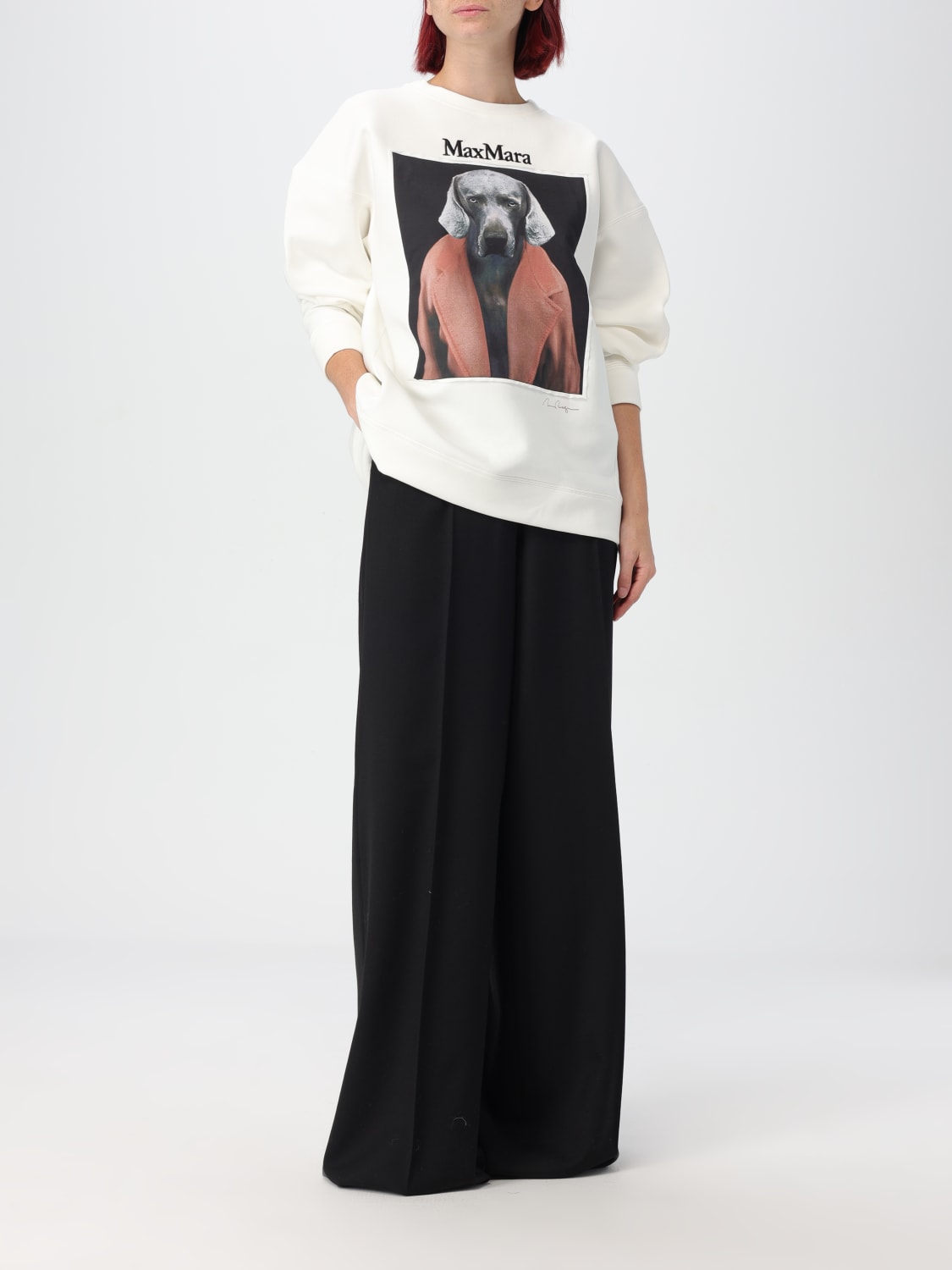 Giglio Felpa Bacco X William Wegman Max Mara In Cotone