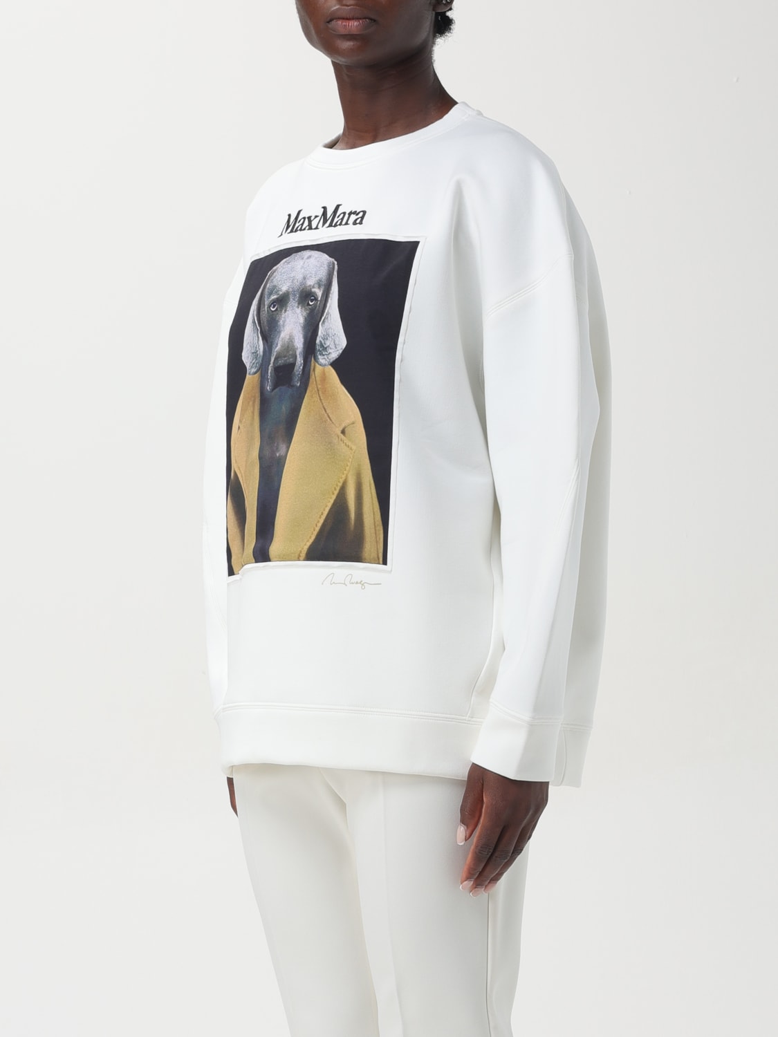 Giglio Felpa Bacco X William Wegman Max Mara In Cotone