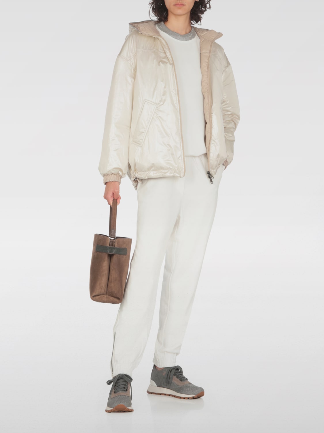 Giglio Felpa Brunello Cucinelli In Cotone Con Monile Nickel Free