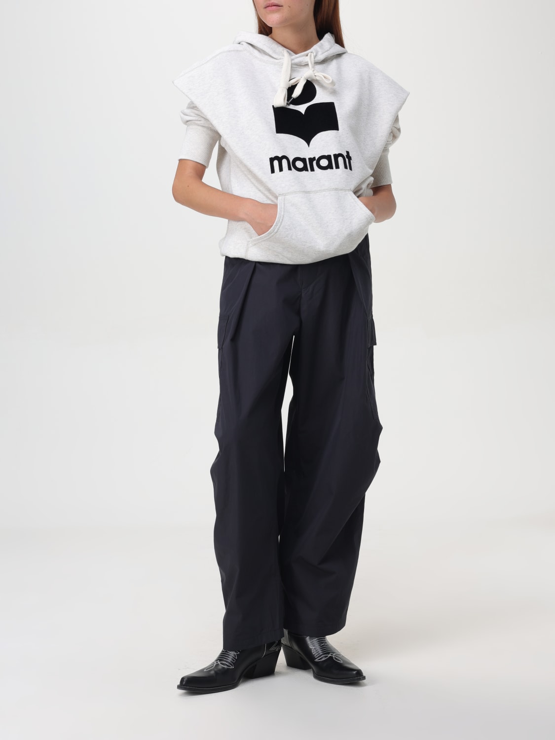 Giglio Felpa Isabel Marant Etoile In Cotone Con Logo